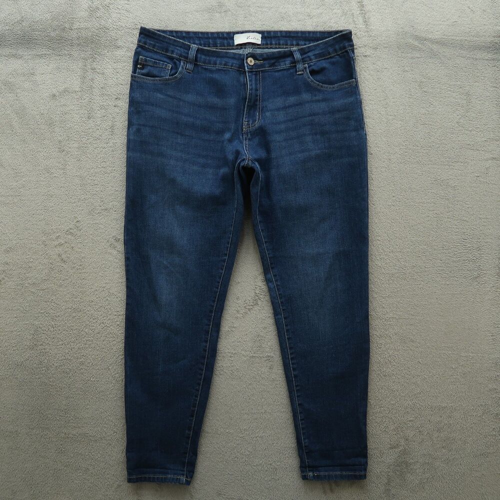 KanCan Jeans Junior's Size 15/31 Blue Mid-Rise Skinny Denim 29" Inseam Stretch